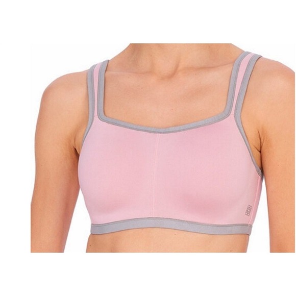 Natori Other - NWT Natori 32G Yogi Yoga Sports Bra 731050 Purple Pink & Gray 115567